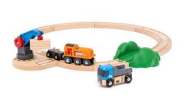 BRIO 36028 Starterset Güterzug mit Kran A