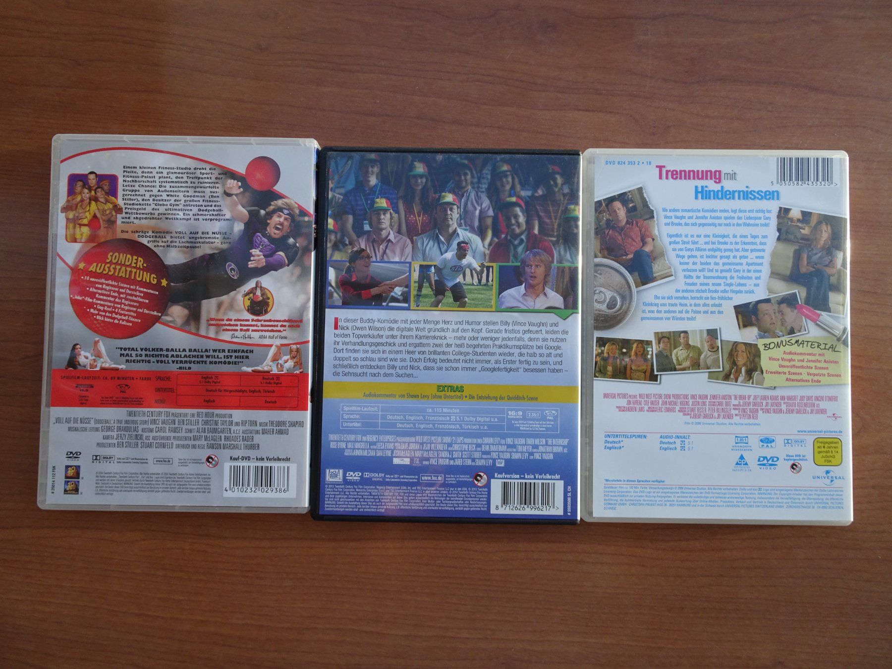Tutti i DVDs: Filme mit Vince Vaughn – Usato da Schenkon venduto da Movieplanet 1