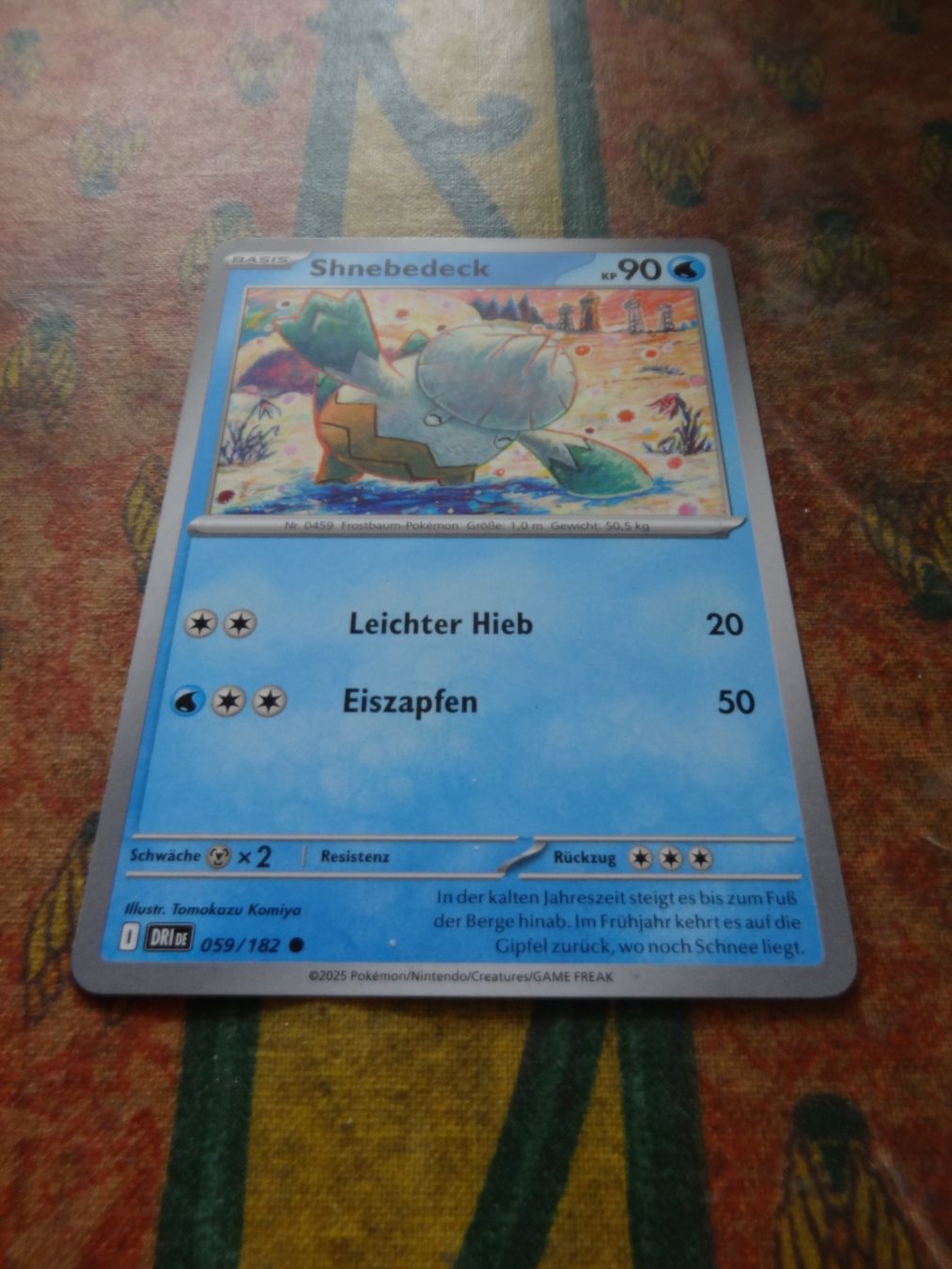 Pokémon Carte collezionabili: POKEMON  Shnebedeck   I  DRI DE   059/182   KP90   2025 – Usato da Romanel-sur-Lausanne venduto da Swift13