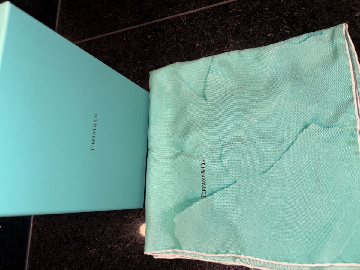Foulard & Sciarpe: Tiffany & Co Torn Bag Scarf Silk 17IN – Nuovo e nell'imballaggio originale da Zürich venduto da Lee_z8vs 2
