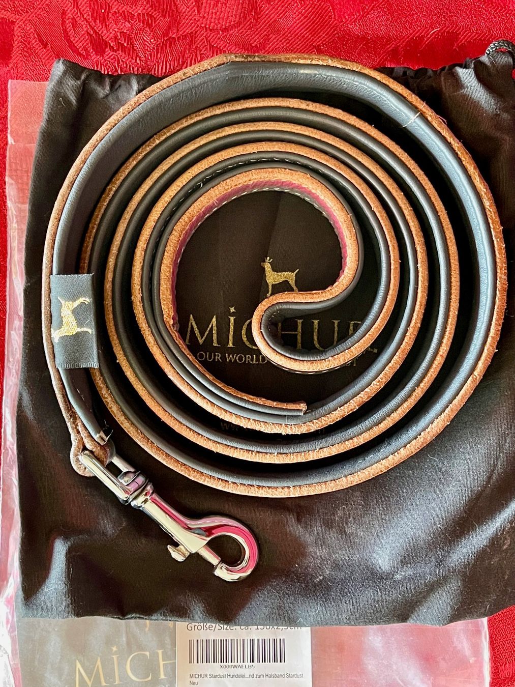 MICHUR Stardust Hundeleine Leder Sternmuster 150 cm NEU (Neu und  originalverpackt) in Aarau fr CHF 39  mit Lieferung auf Ricardo kaufen