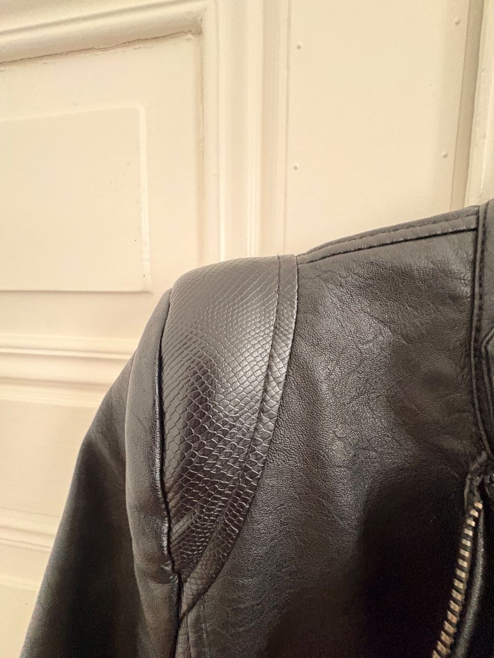 Giacche: Damen Kunstlederjacke VICBEE schwarz Grösse S – Usato da Lausanne venduto da kasiabkasiab 4