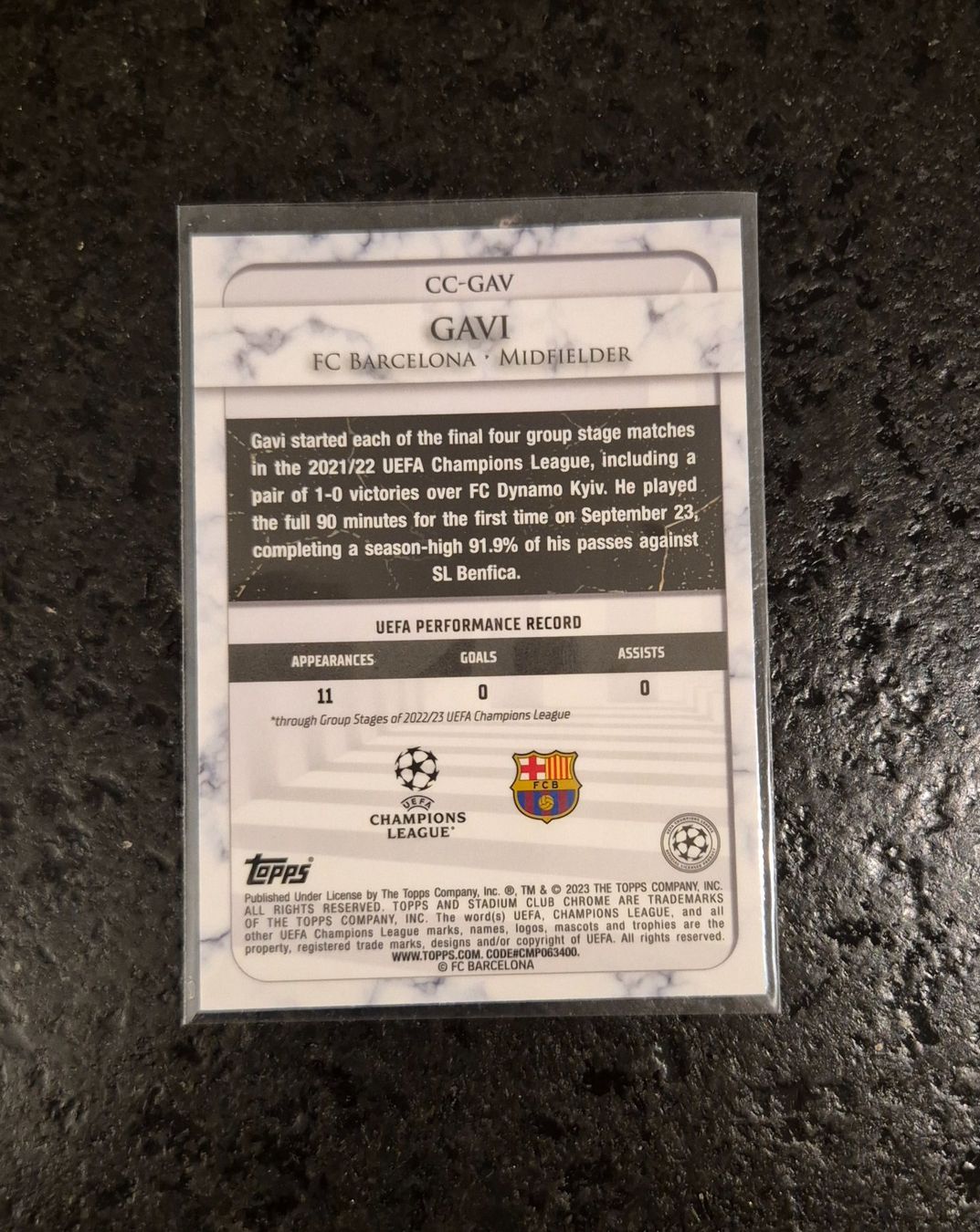 Topps Carte collezionabili: Gavi - Barcelona - Topps – Nuovo (secondo la descrizione) da Burg AG venduto da Danoe 1
