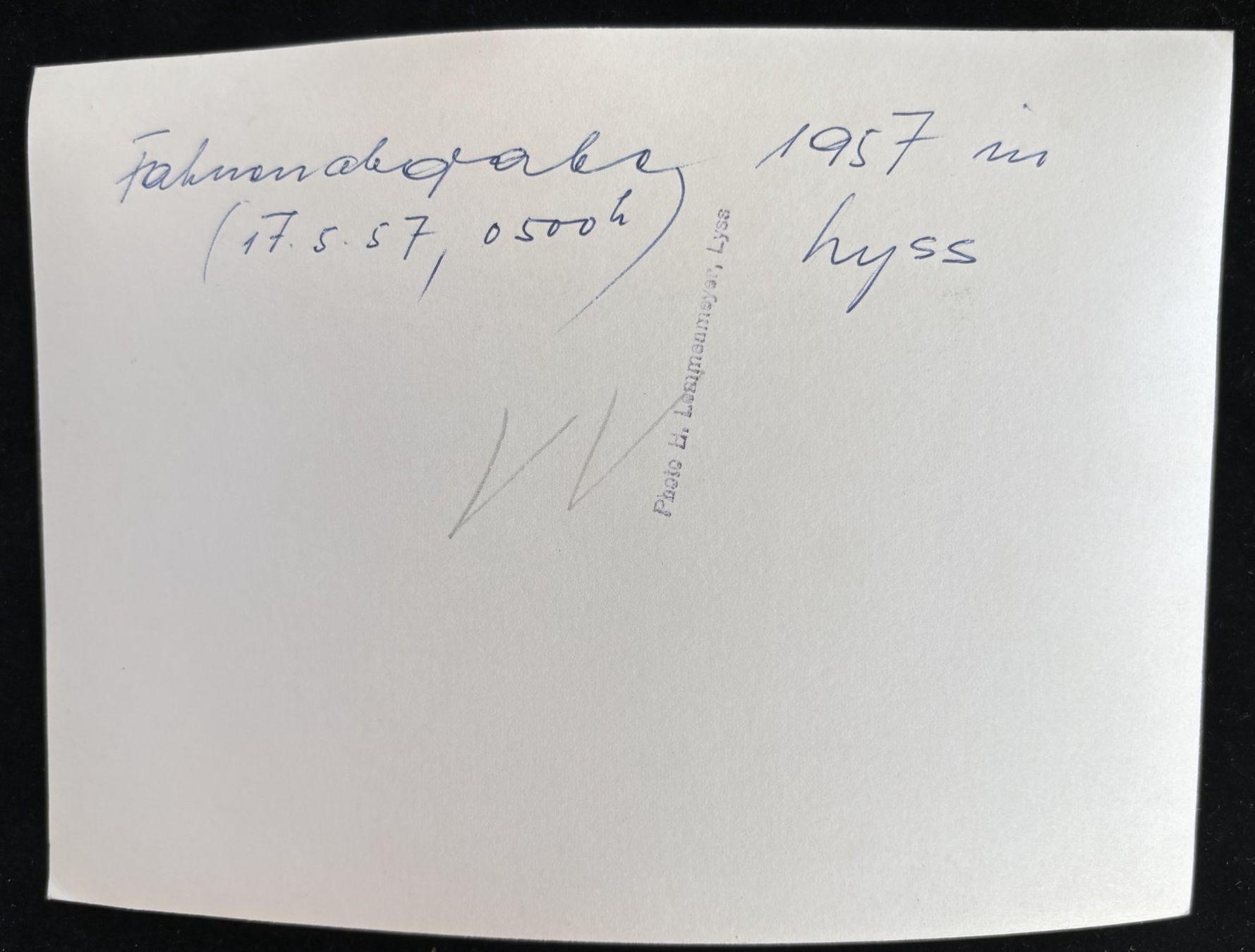 Foto & Immagini: SCHWEIZER ARMEE FAHNENABGABE LYSS 1957 – Usato da Ostermundigen venduto da wini63 1