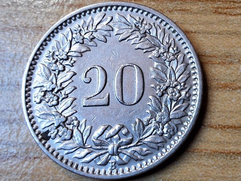 Alle Münzen: 20 Rappen 1927 - Selten! – Gebraucht aus Münchenstein von purbach1 5