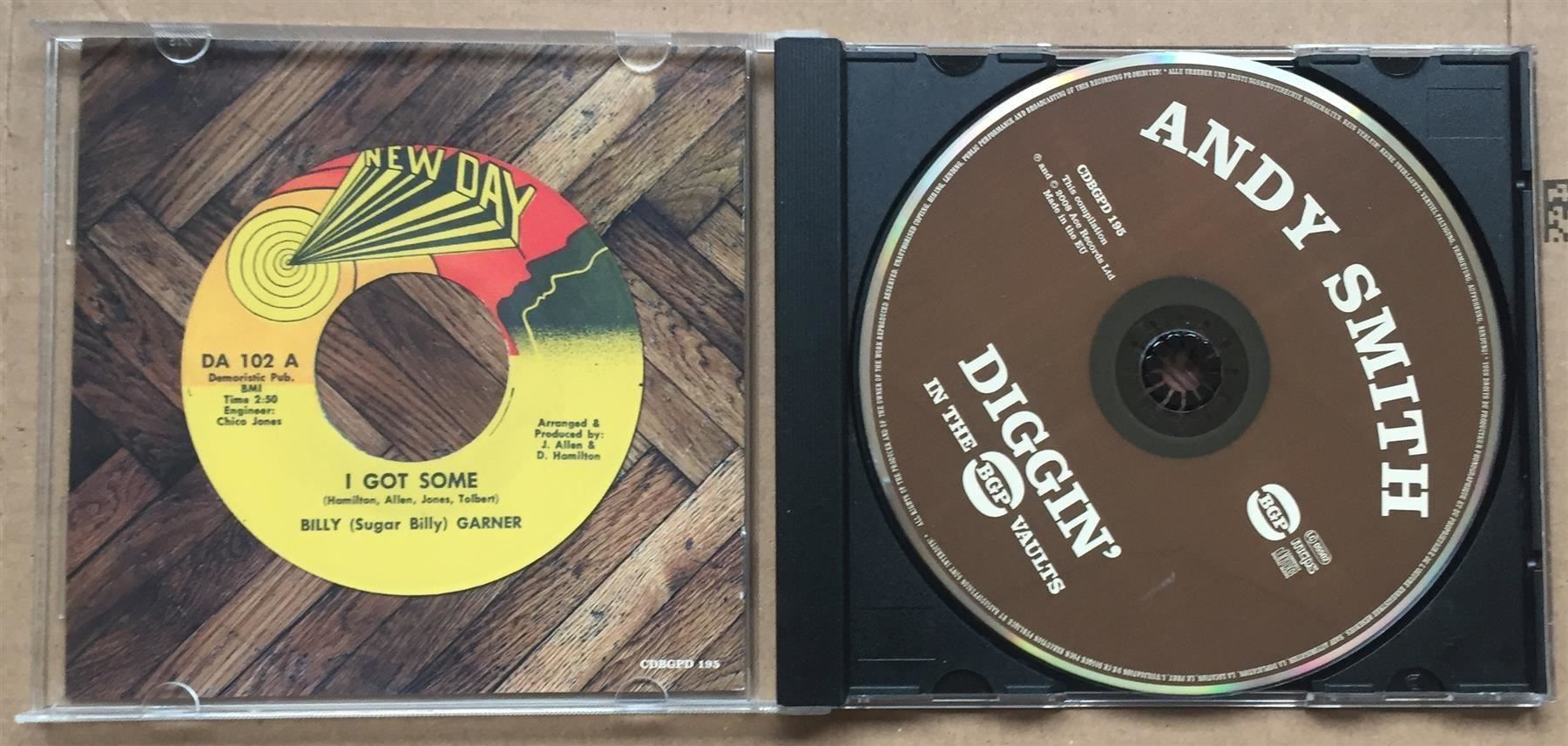 CD: Andy Smith Diggin' in The BGP Vaults Funk Soul Near Mint CD – Usato da Genève venduto da Cockattoo 2