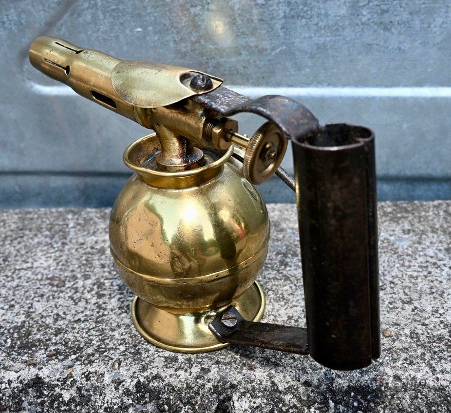 Tutti gli attrezzi: antik Messing LÖTLAMPE designklassiker SURMELIN – Usato da Pfaffhausen venduto da mono_rec 6
