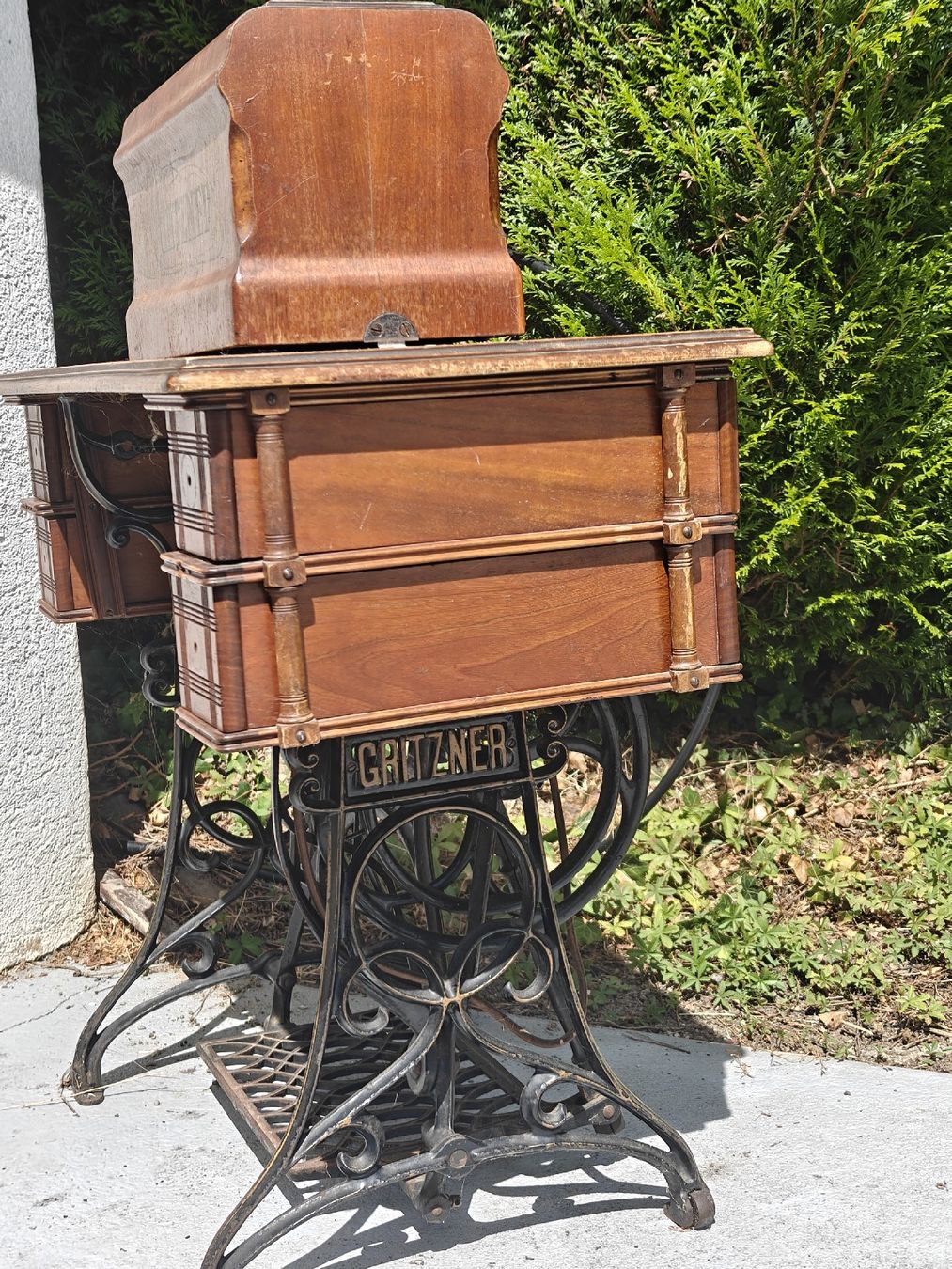 Nähmaschinen: Machine à coudre vintage Gritzner  – Defekt aus Grand-Lancy von E.moix 7