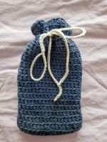 Seifensäckchen, Duftsäckchen, Geschenksäckli, gehäkelt, Blau