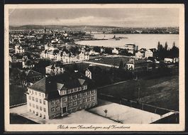 AK Kreuzlingen, Blick auf Konstanz, 1930