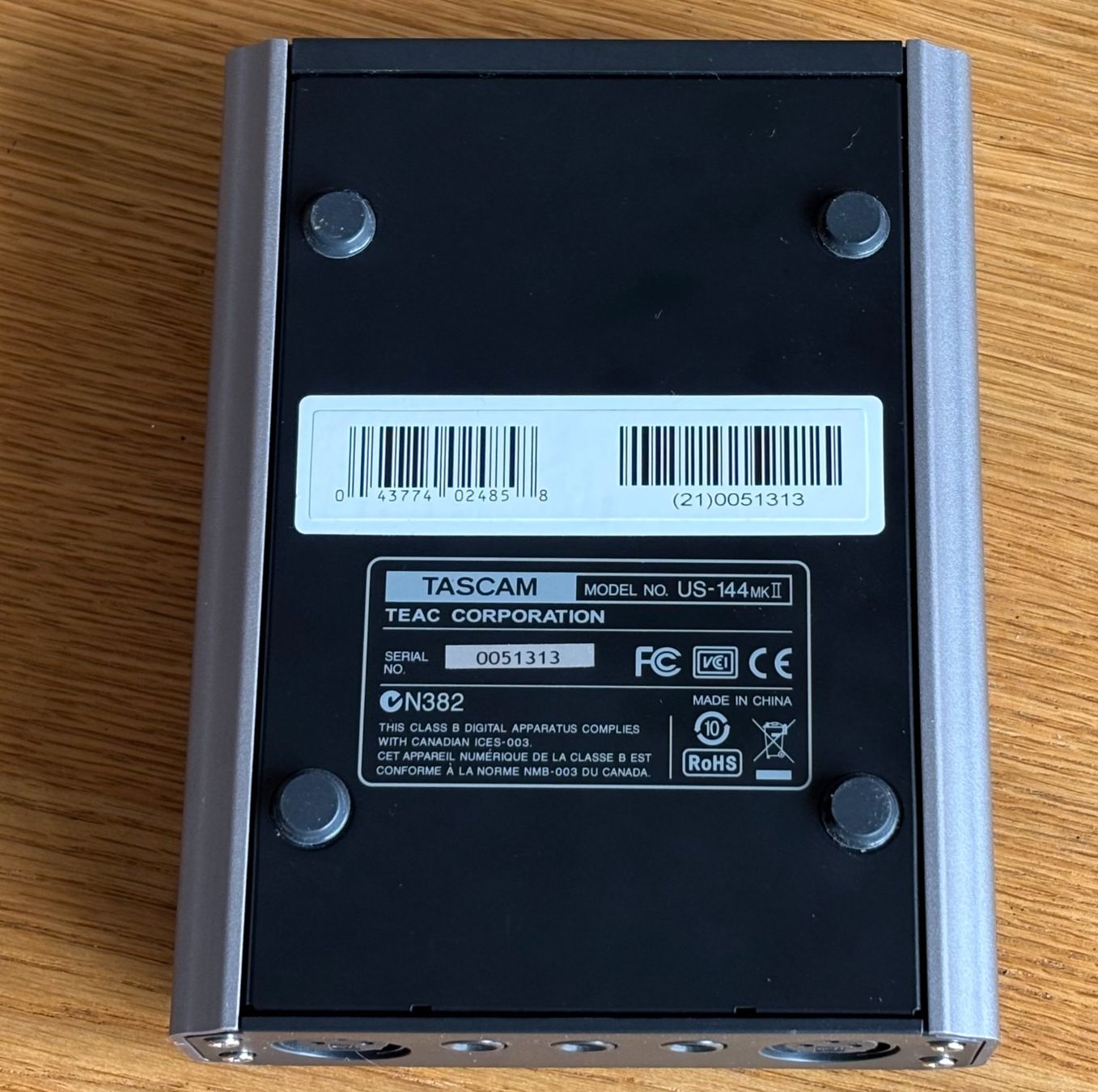 Attrezzatura per studi di registrazione: Tascam US-144mkII USB 2.0 Audio MIDI Interface – Usato da Azmoos venduto da alexsuper 4