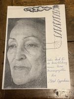 OPPENHEIM Meret Oppenheimer Brunnen Brief mit Signatur