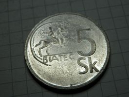 Slowakei  5 Kronen, 1993
