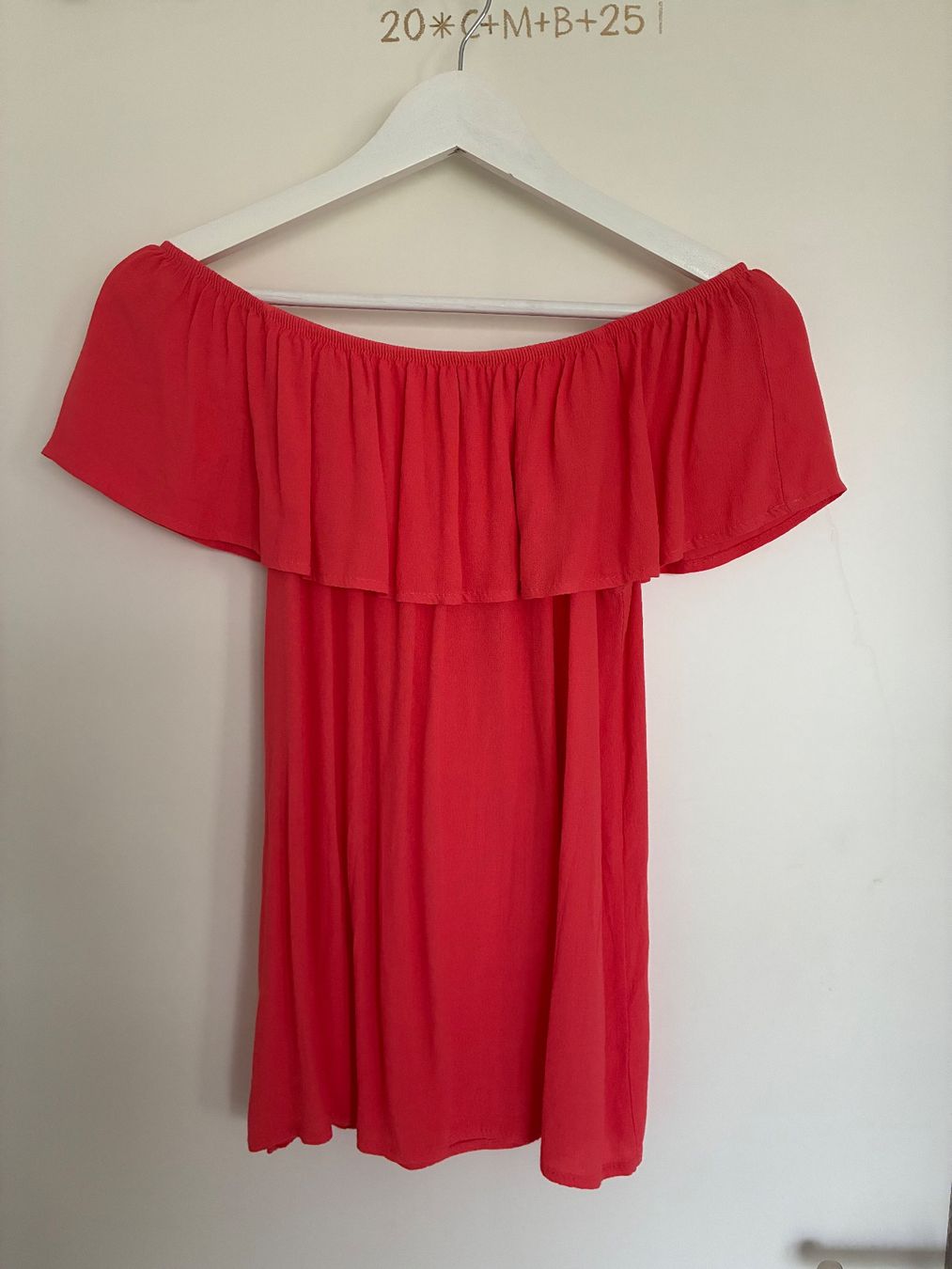 Manor Tops: Off Shoulder Top in Coral – D'occasion à Pfungen par 17j_5zgy