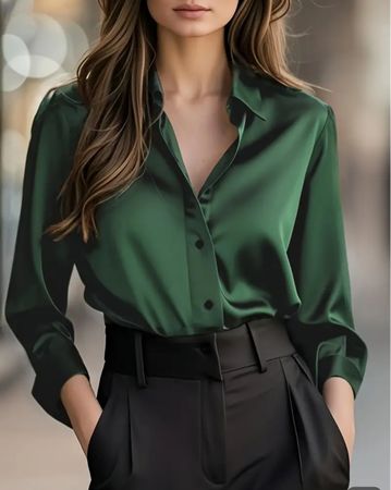 Damen Bluse grün gr.S /  Neu