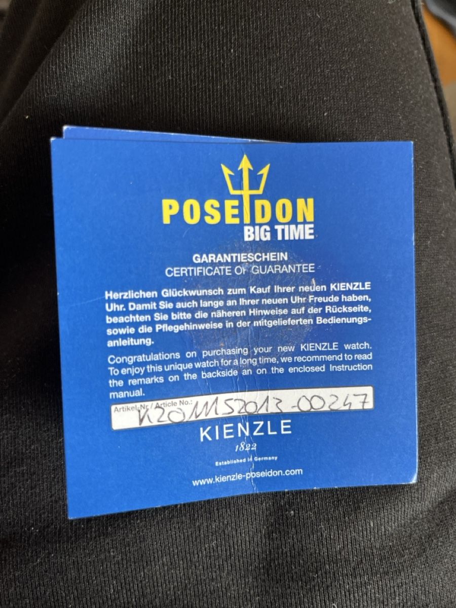 Kienzle Orologi: Kienzle Poseidon Big Time Uhr – Usato da Bern venduto da Mau95ro 2