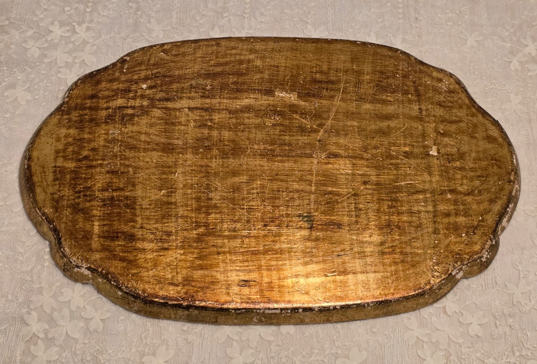 Servierplatten: Serviertablett, Gold, Rot, Vintage Stil – Gebraucht aus Rheinsulz von Dred 4