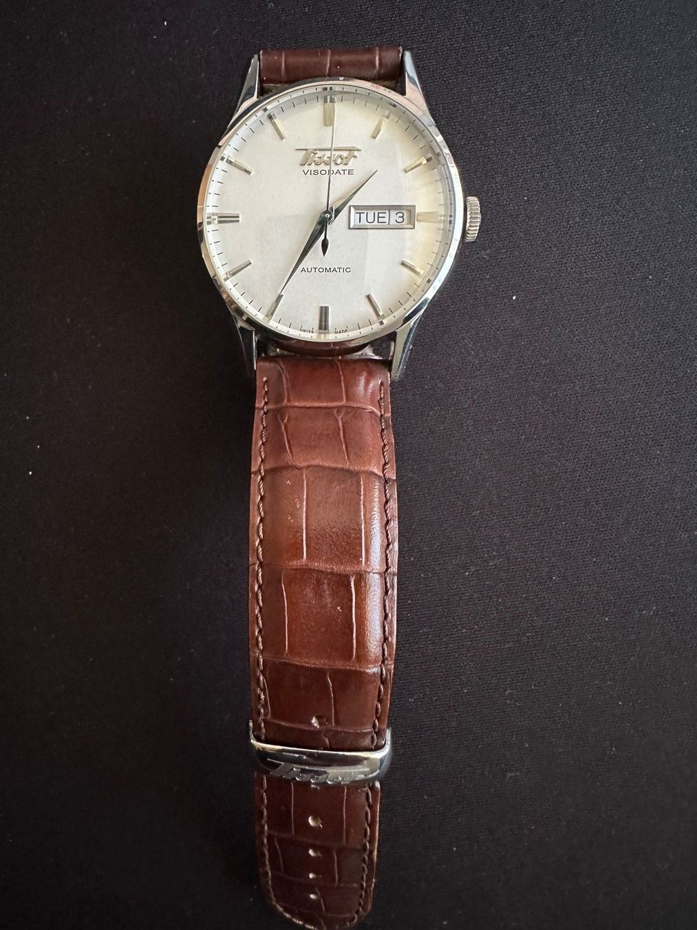 Tissot Orologi: Tissot Visodate Heritage automatik – Usato da Grenchen venduto da redstar03 5