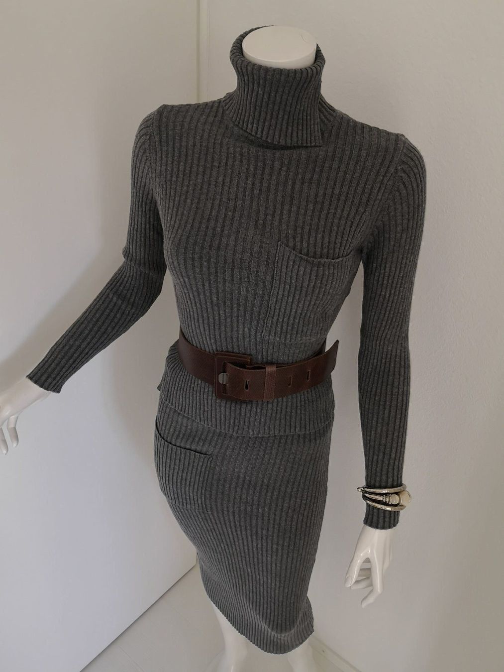 Mango Gonne: 🤩MANGO 2-TEILER: ROCK & PULLOVER GESTRICKT GRAU – Nuovo (secondo la descrizione) da Olten venduto da Naja-Twins-Twins 5