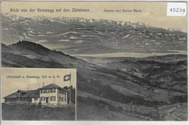 Blick von der Kreuzegg auf den Zürichsee - Wirtschaft