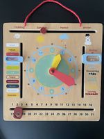 Holz-Lernkalender.