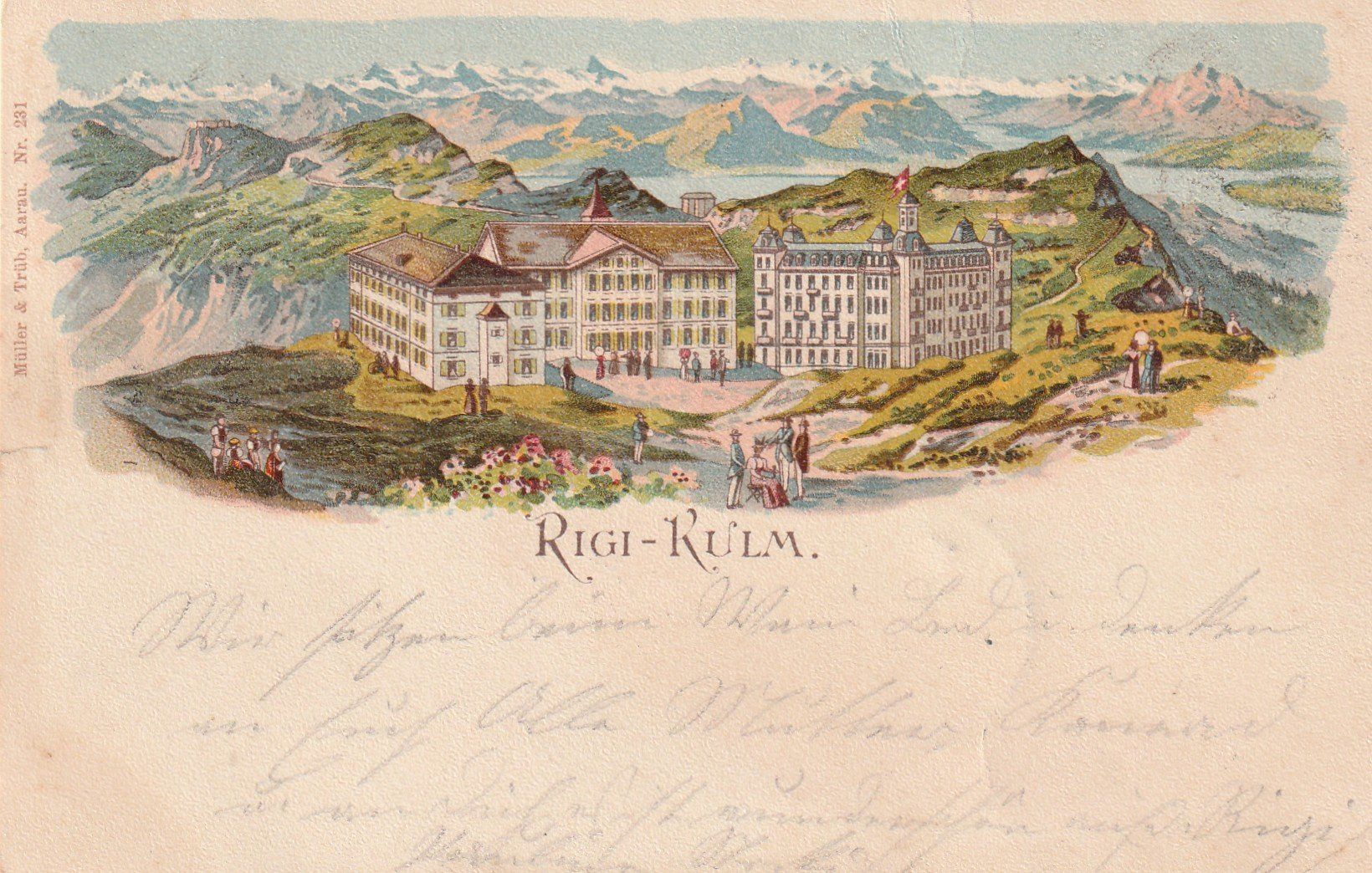 Cartes postales: Rigi Kulm Litho – D'occasion à Rorschacherberg par fratovi2