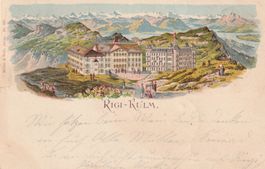 Rigi Kulm Litho