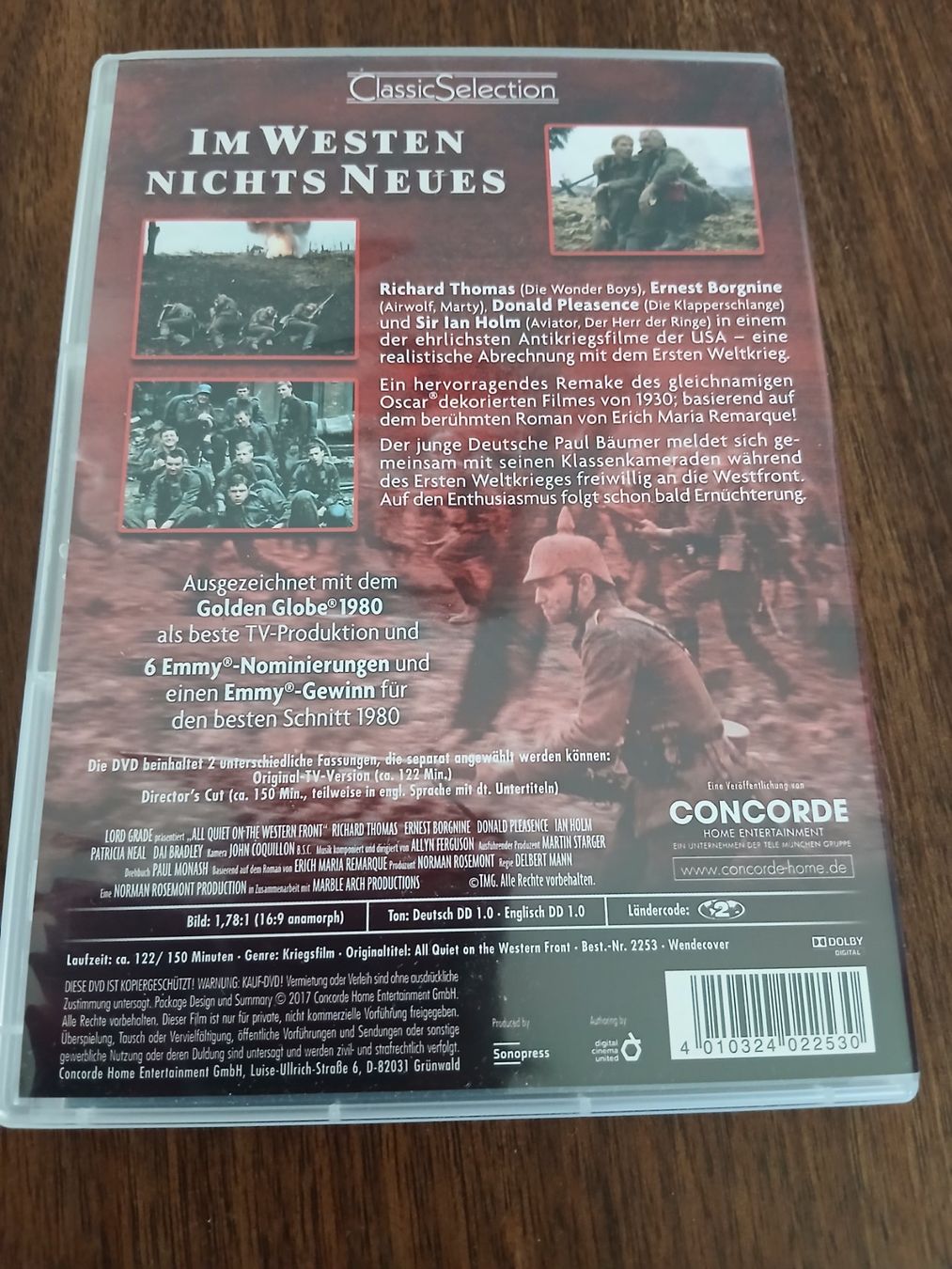 Tutti i DVDs: Im Westen Nichts Neues DVD - Neuwertig – Nuovo (secondo la descrizione) da Pfungen venduto da evala50 1