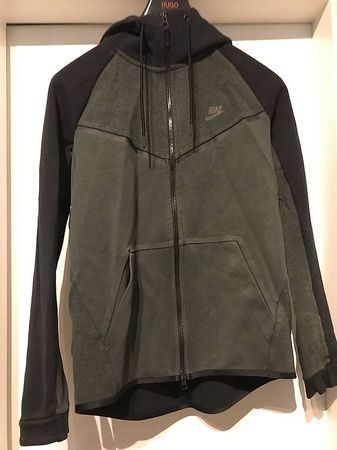 Veste NIKE techfleece verte noire M