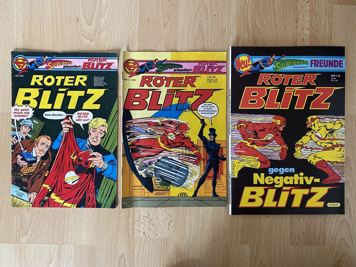 Comics: 3 comics Roter Blitz – Gebraucht aus Diessbach b. Büren von