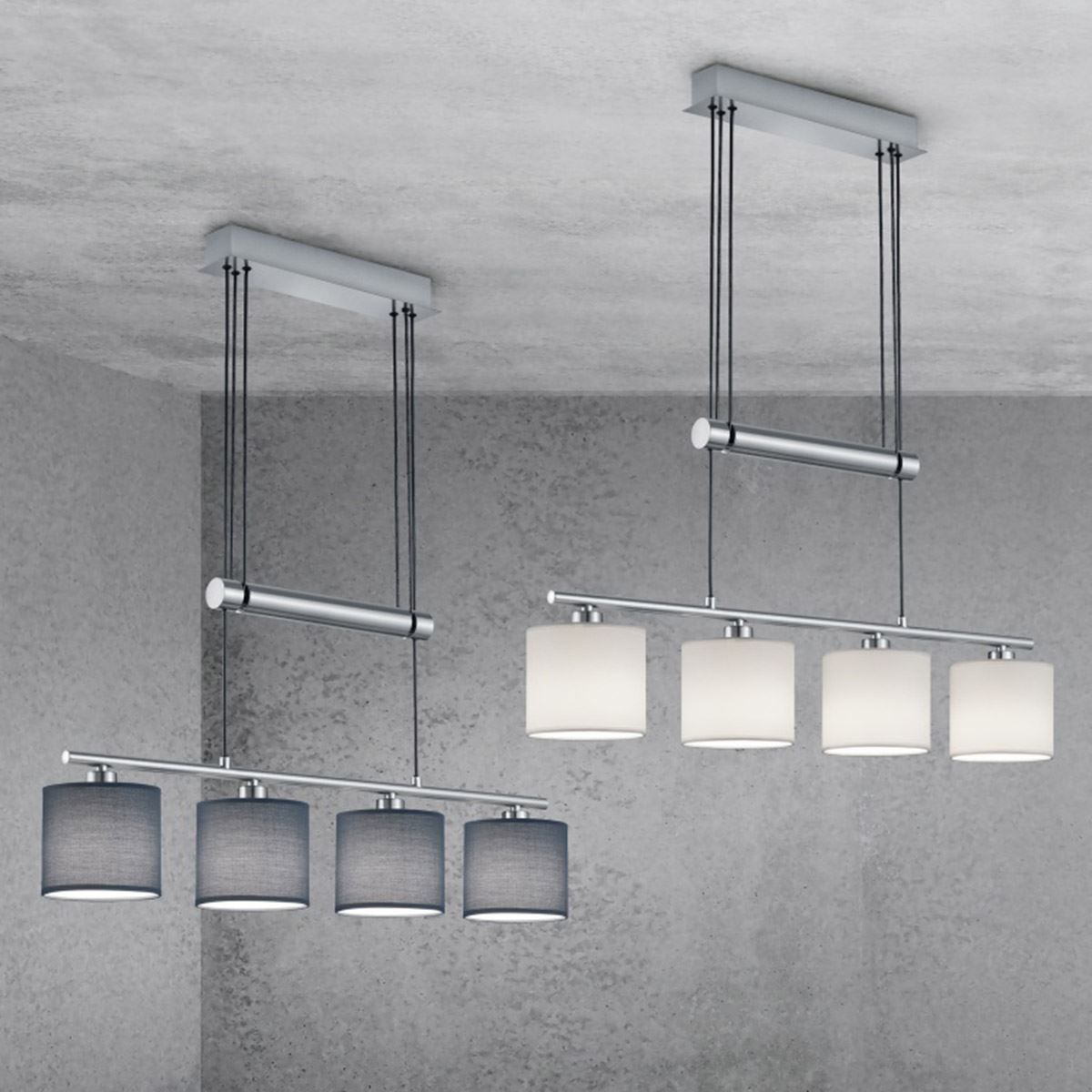 Lampadari & plafoniere: Pendelleuchte, 150 cm x 77 cm, Anthrazit – Nuovo (secondo la descrizione) da Kreuzlingen venduto da Smart-Light 1