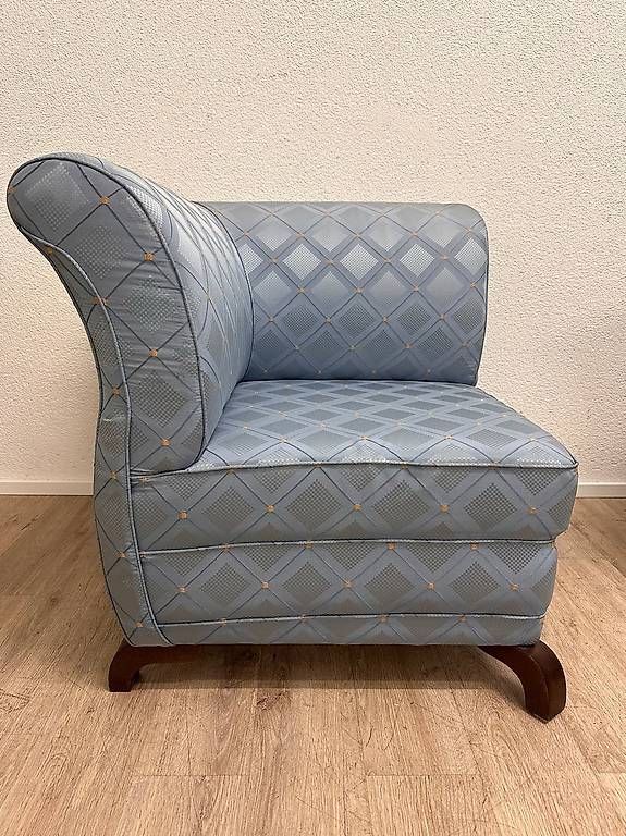 Stühle: Vintage Paar Ecksessel Hellblau – Gebraucht aus Obernau von Arche_Noah_Brocki 2