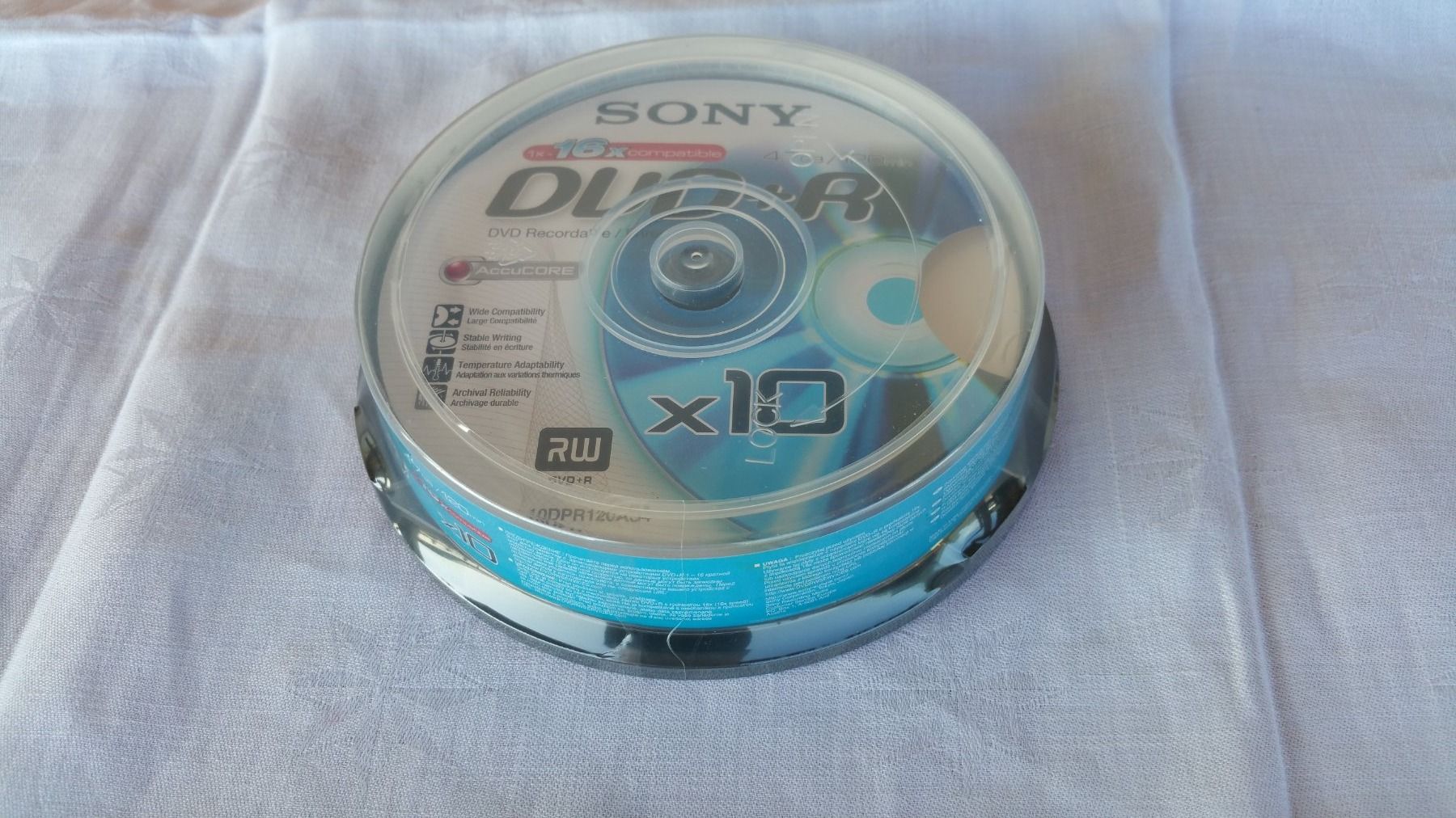 Alle DVDs: SONY DVD Recordable – Neu und originalverpackt aus Bäretswil von ricoric