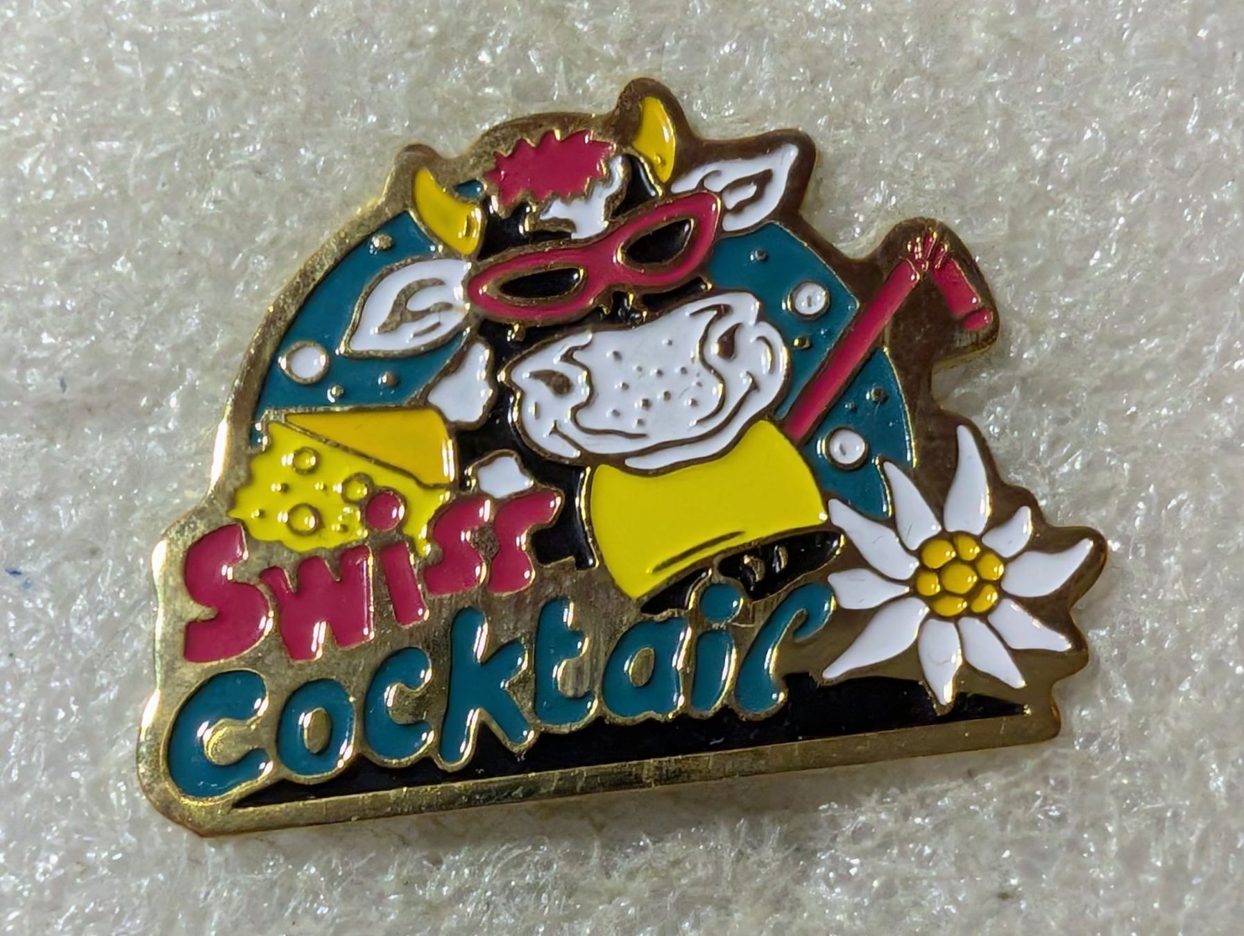 Placchette & Badge: Ansteckpin 116: Swiss Cocktail – Usato da Oppligen venduto da Pin-Fall-Shop