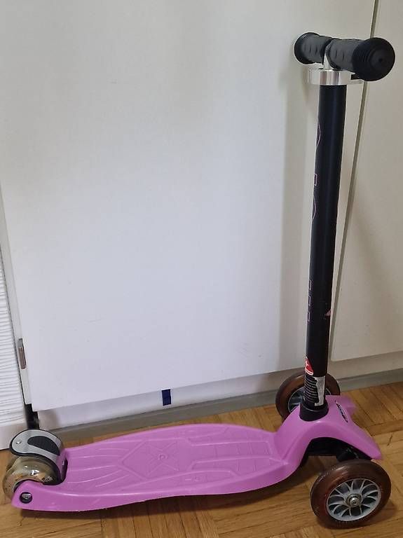 Micro Kickboard: Micro Maxi Classic in Rosa mit neuen Hinterrädern – Usato da Kriens venduto da MERLComp. 2