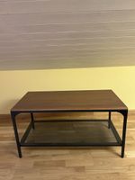 Couchtisch Holz/ Metall Industrial Style mit Ablage