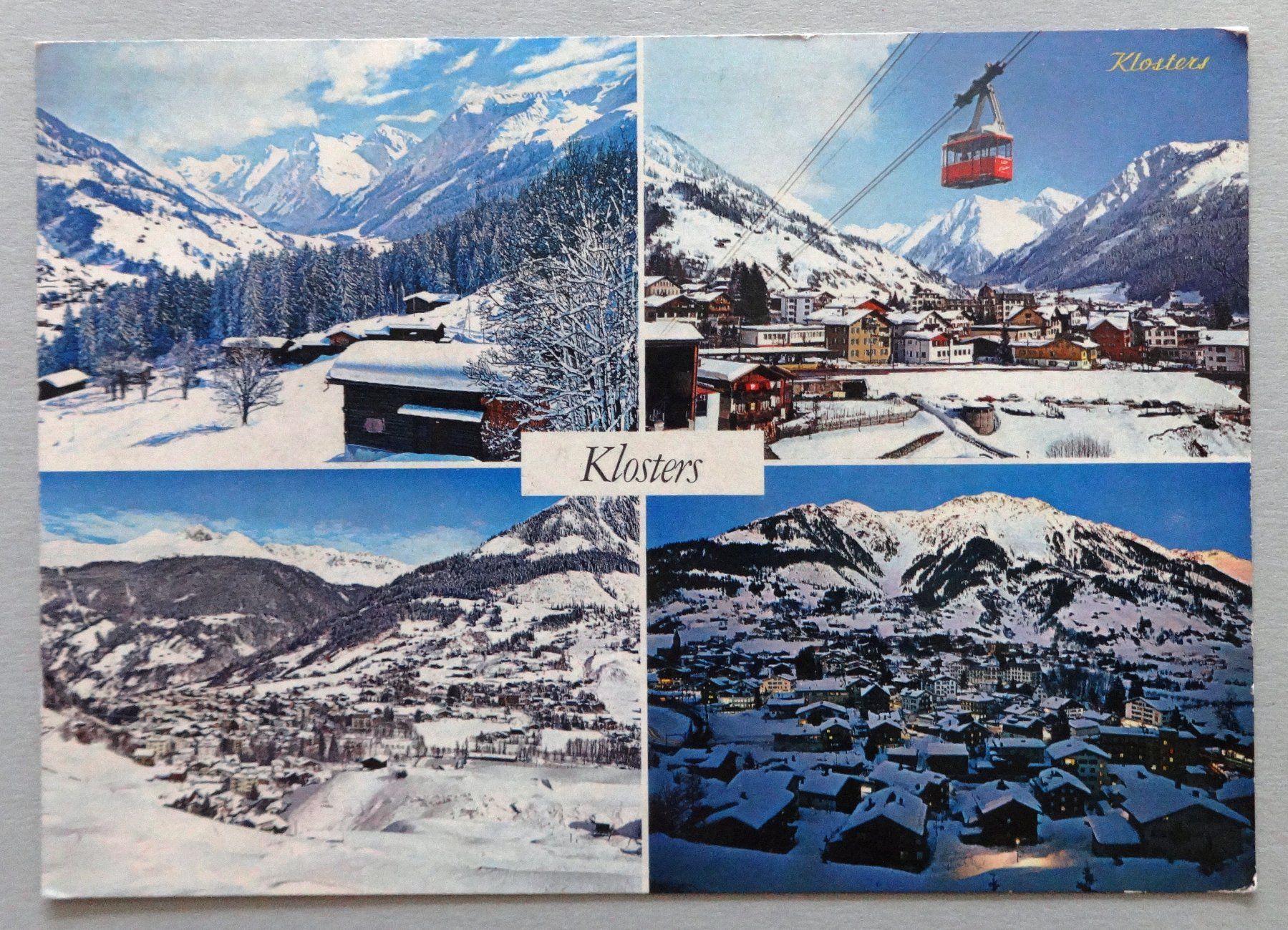 Ansichtskarten: Klosters (1200 m) – Gebraucht aus Fétigny von Billy2miny