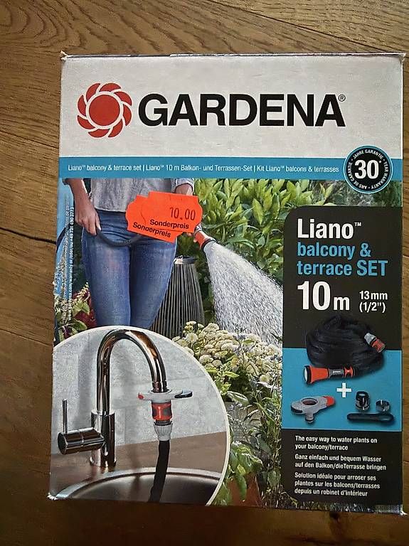 Set di tavolo e panche: Gardena Balkon-Set  – Nuovo e nell'imballaggio originale da Widnau venduto da sus_ph6r