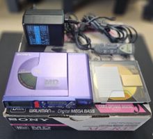 SONY MD MZ-R37 + REMOTE + ORIG. NETZTEIL 4.5V + MD80min