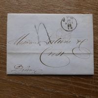 1859  VORPHILA - FALTBELEG /  Stempel GENEVE