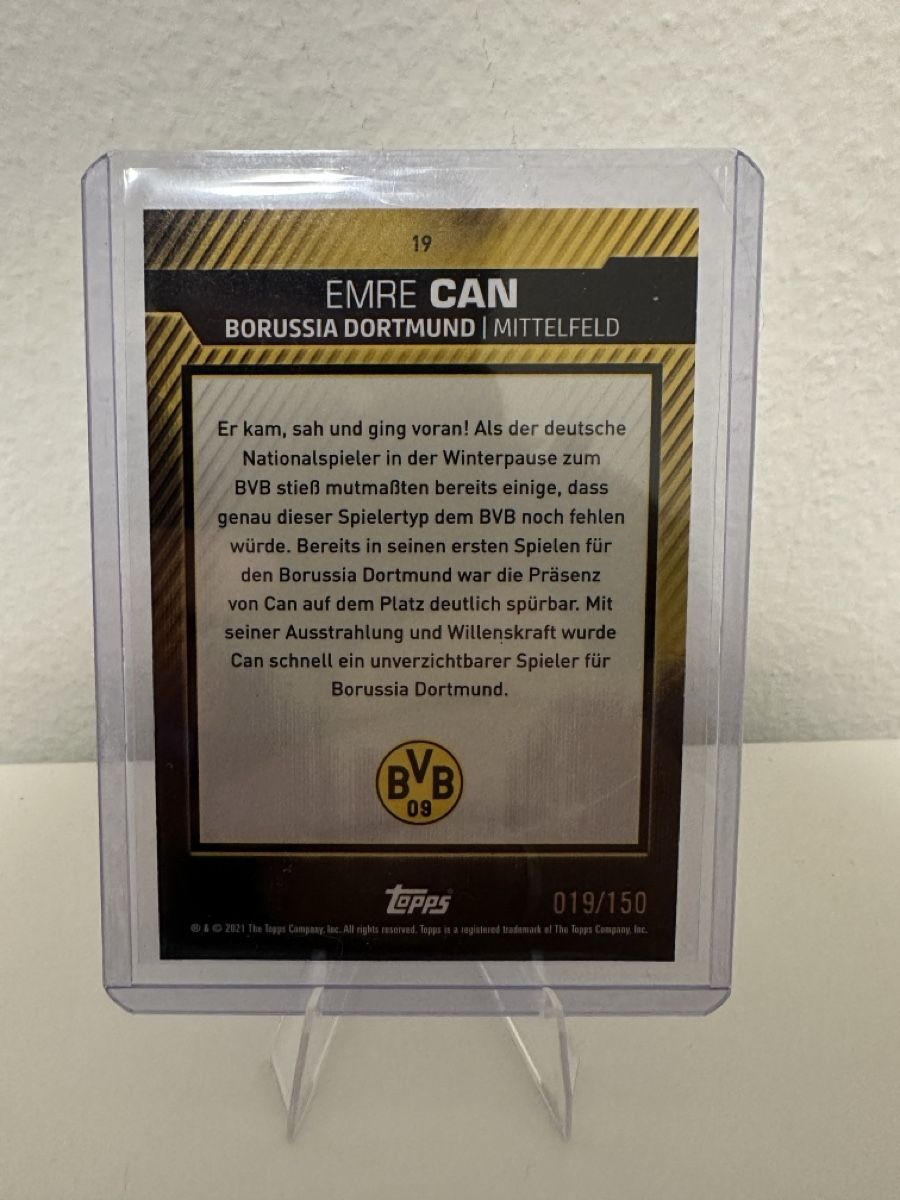 Topps Cartes à collectionner: Topps Emre Can 019/150 – Neuf (Voir description) à Rümlang par gt20 1