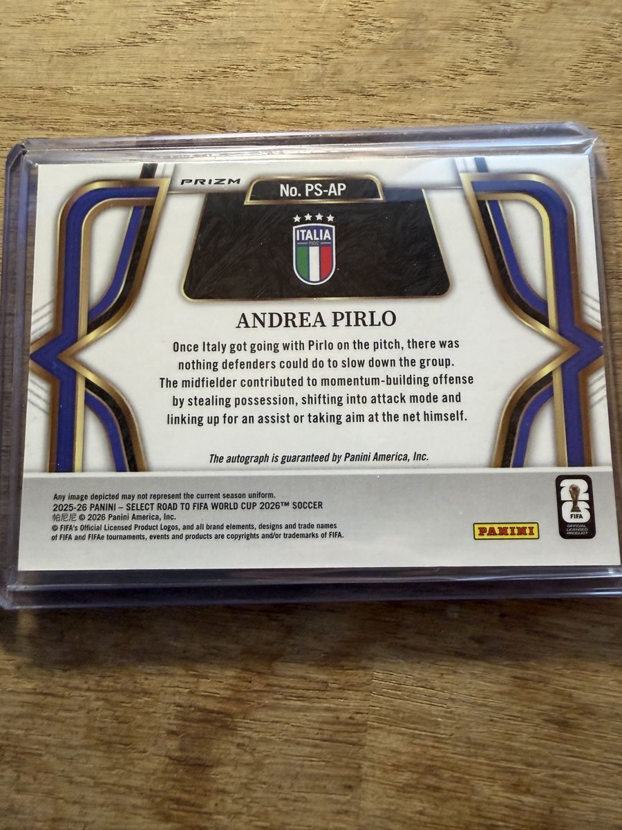 Panini Sammelbilder & Trading cards: 2025-26 Select Andrea Pirlo Pitchside Signatures Auto – Neu (gemäss Beschreibung) aus Goldach von pipinio 1