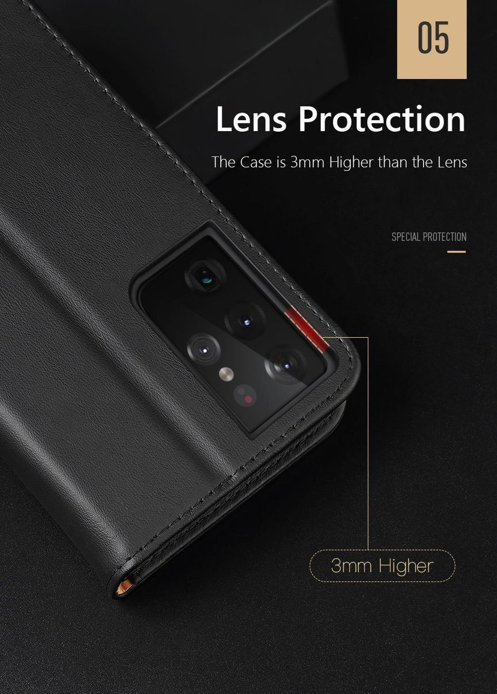 Cover & Protezioni schermo: Dux Ducis Samsung Galaxy S21+ Leder Case – Nuovo e nell'imballaggio originale da Zürich venduto da Store-247 4