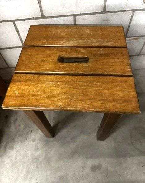 Hocker: ScHÖnEr  sTaBilER MaSSiVhOLz  HoCKeR – Gebraucht aus Winkel von zeho 2