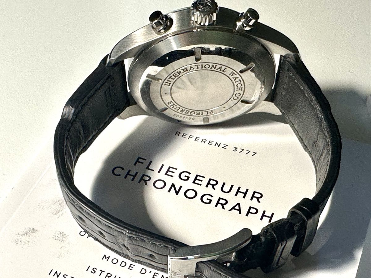 IWC Montres: IWC Pilot Chronograph Ref. 3777 Full Set, 2012 – D'occasion à Pregassona par antgiutra1974 4