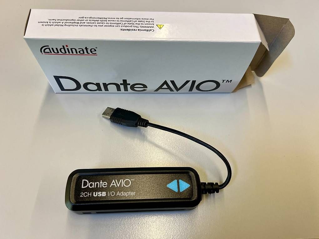 Attrezzatura per studi di registrazione: Adaptateur USB Dante Avio 2x2 – Usato da Ecublens VD venduto da Golgoth_13 1