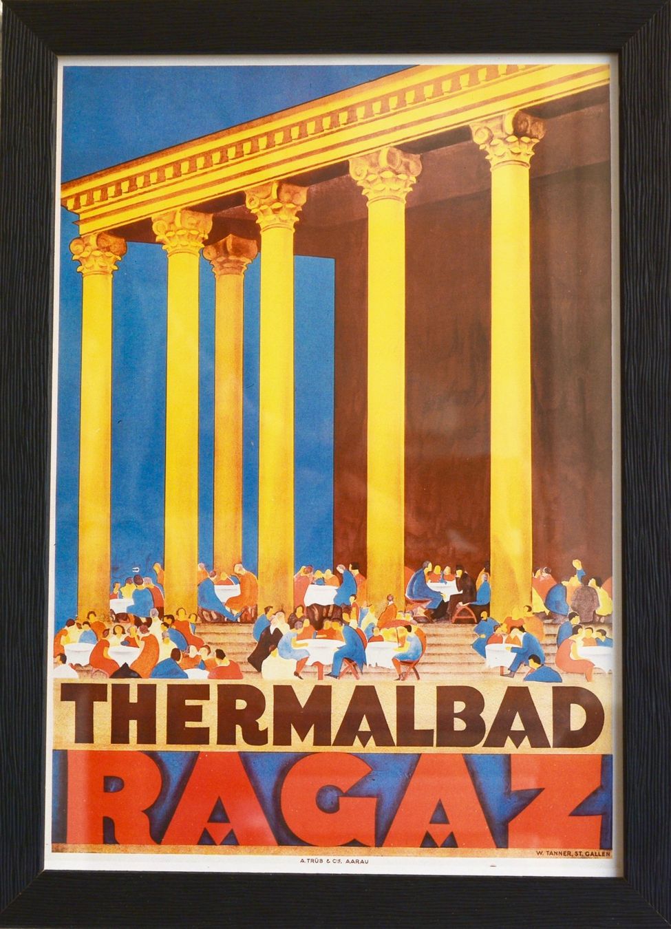 Grafica & Litografie: Touristikplakat Lithographie "Ragaz" – Nuovo (secondo la descrizione) da Oberkulm venduto da Seebrise
