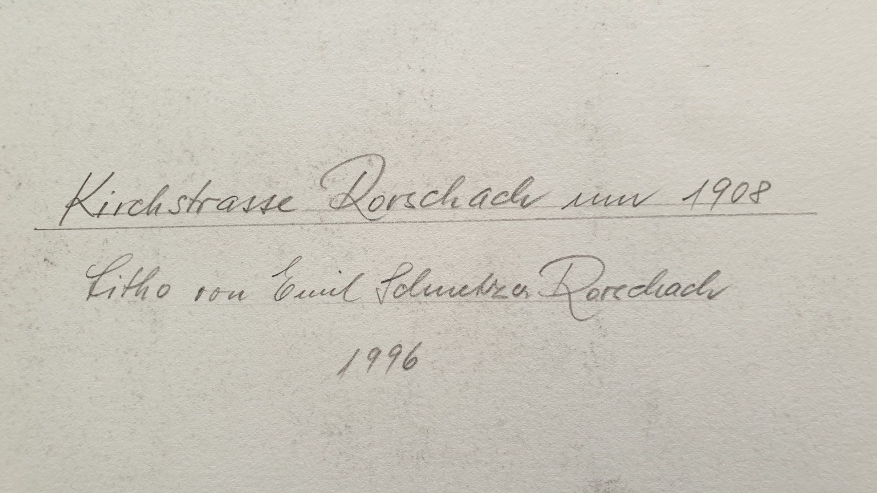 Grafica & Litografie: Rorschach. Kirchstrasse. Lithografie. – Usato da Goldach venduto da armando_r 3