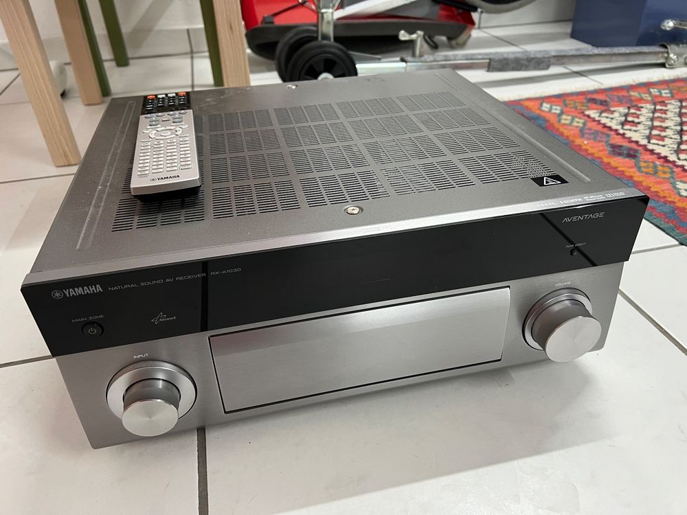 Ampli tuner audio vidéo YAMAHA RX-A4A Noir Pas Cher