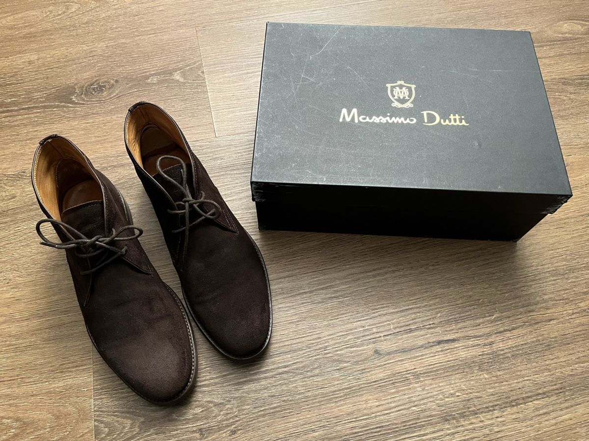 Massimo Dutti Scarpe da uomo: MASSIMO DUTTI Stiefeletten Wildleder braun Gr. 43 – Usato da Winkel venduto da betterade 5